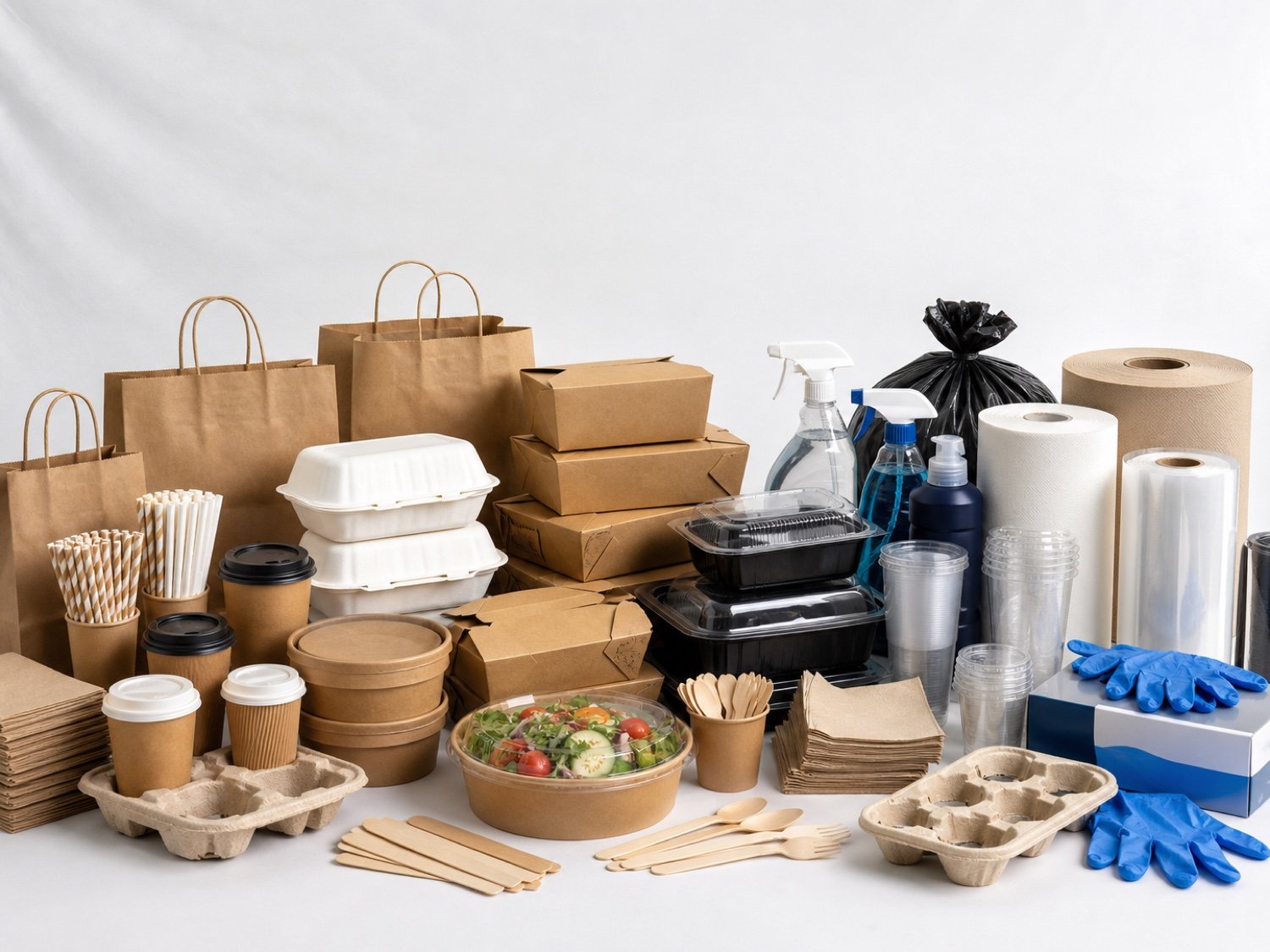 Get Packt wholesale packaging and hospitality product range