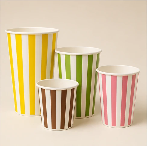 Candy stripe / printed cups